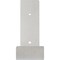 Ekena Millwork Steel Hanging Shelf Bracket, Hammered White 2"W x 8"D x 6"H BKTM02X08X06HSHWH - alternate 3